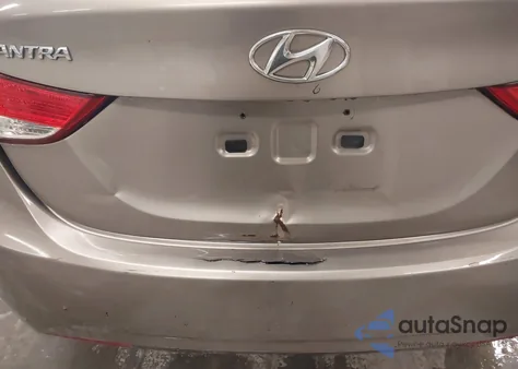 2013 Hyundai Elantra Gls from USA, damaged, VIN 5NPDH4AE6DH448439